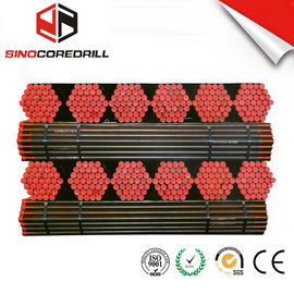การชุบแข็งทั้งท่อและการแบ่งเบาบรรเทา Wireline Drill Rod Coring Rods สำหรับการสำรวจการขุด