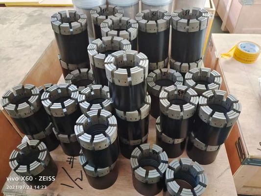 BQ NQ HQ PQ Diamond Core Bits การเชื่อมต่อแบบเกลียวสำหรับการขุดเจาะและการขุด