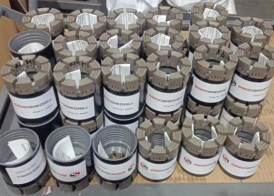 ความแข็งแรงสุดของสายไฟ Diamond Impregnated Drill Bit ความทนทานต่อการสกัด