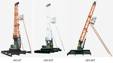 น้ำหนักเบาเจาะเสา / แท่นขุดเจาะแท่นขุดเจาะ Rig Tower มีโหลดตายสูงสุด 320 กิโลนิวตัน