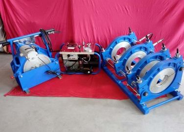 Φ 160 มม. ถึงΦ 315 มม. ท่อ HDPE ก้นเชื่อมฟิวชั่นเครื่องด้วยตนเอง 220V เสียงรบกวนต่ำ