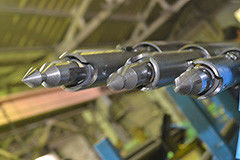 รู Dia 76mm Core Dia 47.6mm Wireline N Core Barrel Assembly 1800m