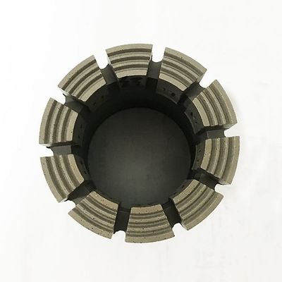 ความเร็วที่รวดเร็ว Borehole Geological Diamond Core Bit Coal Drilling Impregnated Drill Bit