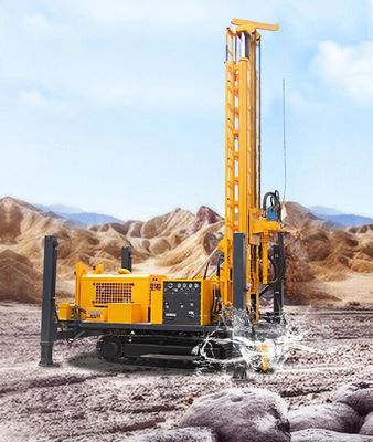 600m 650mm รถบรรทุกติดตั้งแท่นขุดเจาะบ่อน้ำ Yuchai Borehole Drilling Rig TSJ-600X70 Deep Multi - Function