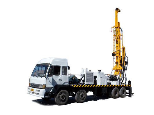 600m 650mm รถบรรทุกติดตั้งแท่นขุดเจาะบ่อน้ำ Yuchai Borehole Drilling Rig TSJ-600X70 Deep Multi - Function
