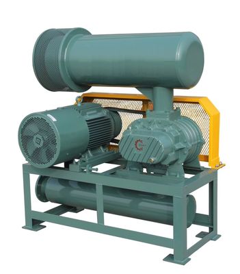 โครงสร้างที่มีเสียงรบกวนต่ำ Sl4005 Air Root Blower Three Lobe Double Oil Tank