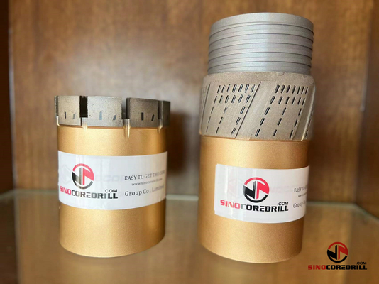 การขุดฮาร์ดร็อค 12mm Diamond Core Bit HWL Impregnated