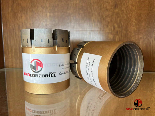 Wireline Triple Tube NQ3 HQ3 Imp Diamond Core Bits พร้อมการปลดปล่อยใบหน้า
