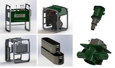 ไฮดรอลิก Rrill Rig Core Drill Rig มือถือ EP550 พกพาเครื่องเจาะ