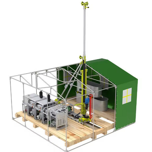 ไฮดรอลิก Rrill Rig Core Drill Rig มือถือ EP550 พกพาเครื่องเจาะ
