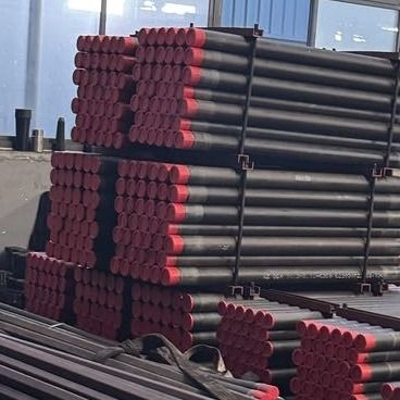 NQ HQ สีดําสาย Drill Rod DCDMA STANDARD การรักษาความร้อน