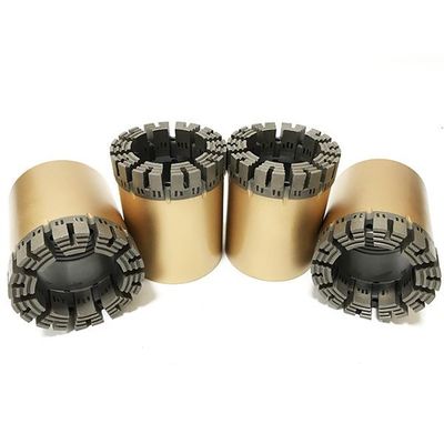 ความเร็วที่รวดเร็ว Borehole Geological Diamond Core Bit Coal Drilling Impregnated Drill Bit