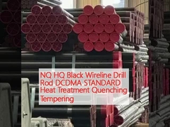 NQ HQ สีดําสาย Drill Rod DCDMA STANDARD การรักษาความร้อน